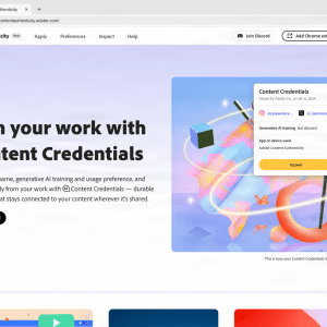 Adobe Content Authenticity Web App